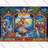 SPECIAL BEADS! HOLY NATIVITY 30*40cm