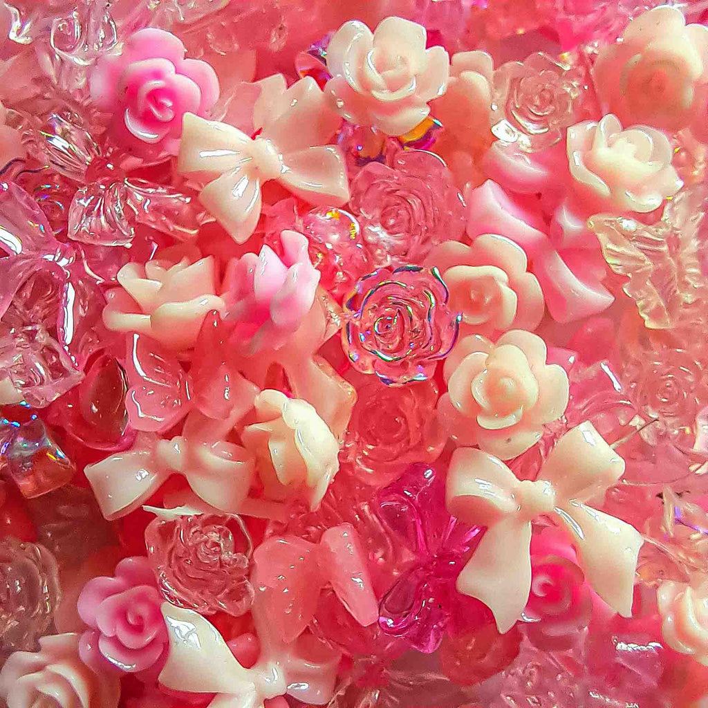 PINK DESIGNER BEADS | 25pcs/pack