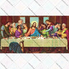 FULLY BEADED! THE LAST SUPPER UNION 30*55cm