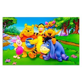 FULLY BEADED! WINNIE THE POOH AND FRIENDS 50*40cm
