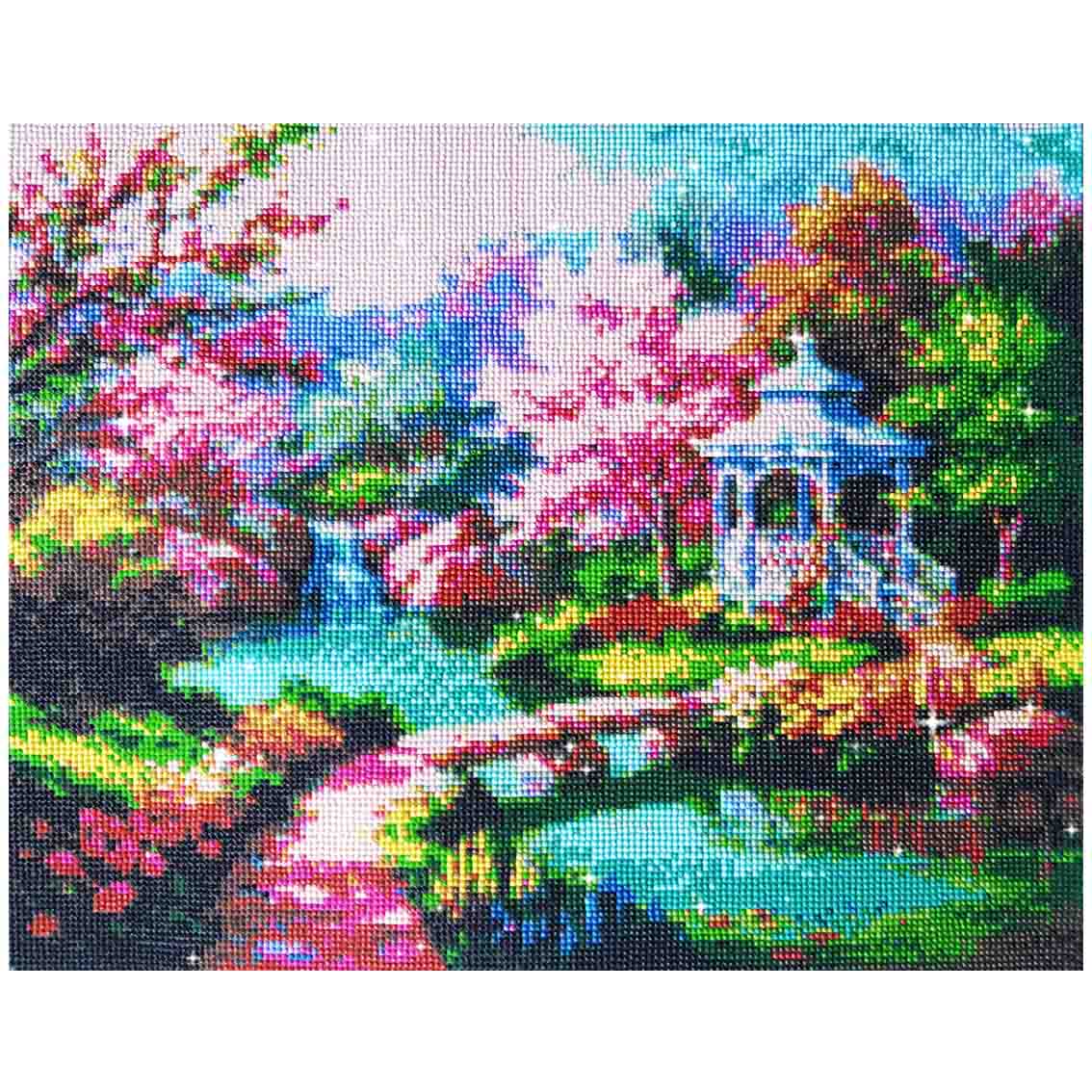 FINISHED DESIGN! Colorful Serene Garden 40*50cm