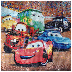 FINISHED DESIGN! CARS THE CARTOON 40*40cm